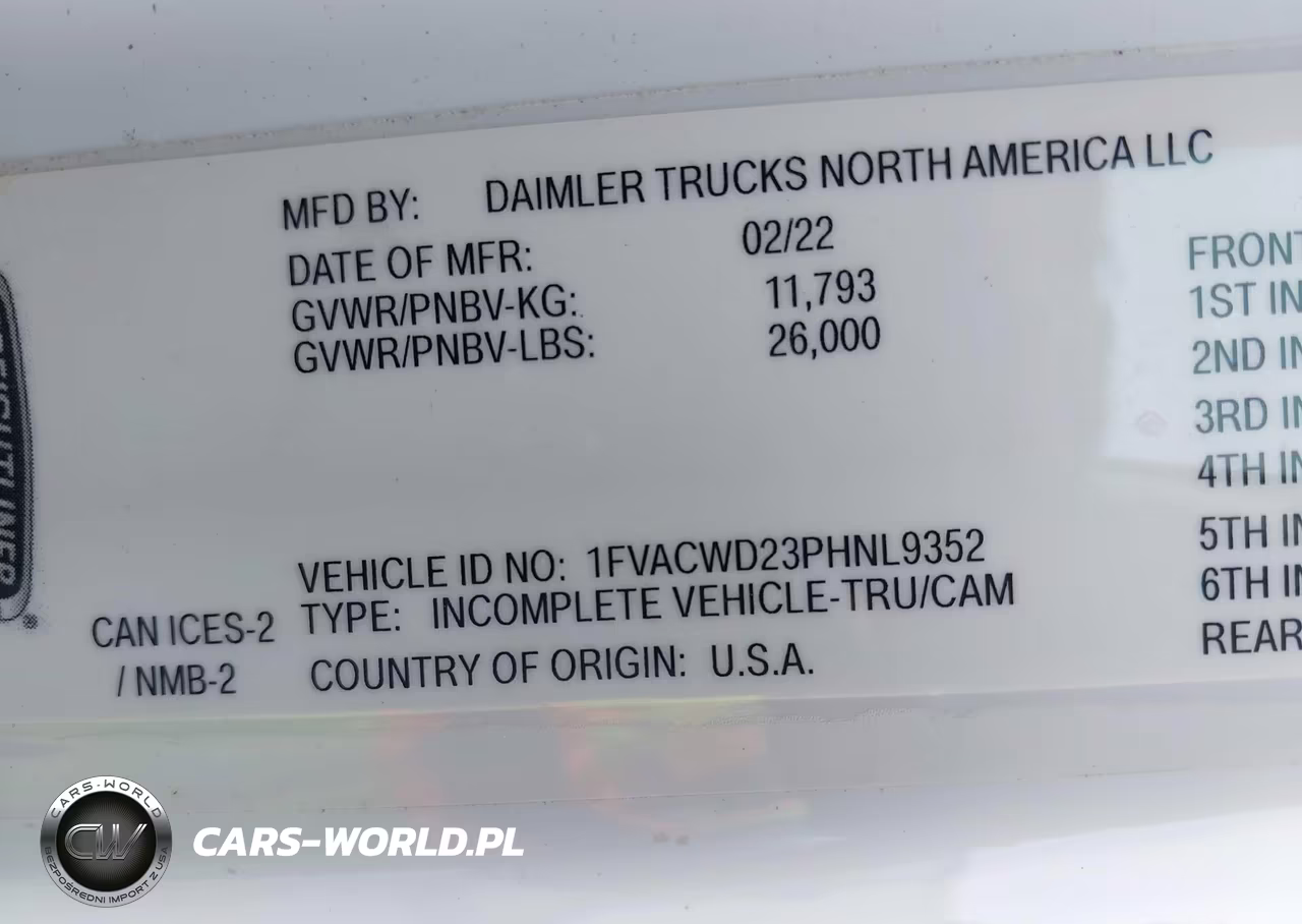 2023 Freightliner M2 106 VIN:1FVACWD23PHNL9352 - 8