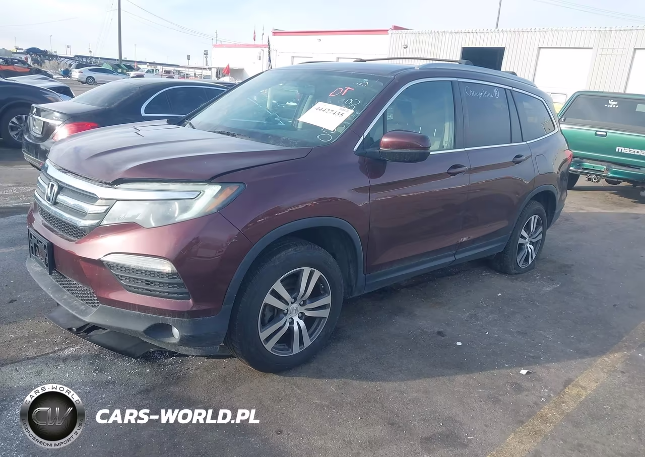 2017 Honda Pilot Ex VIN:5FNYF6H35HB006733 - 2