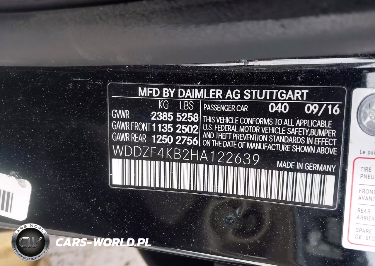 2017 Mercedes-Benz E 300 4Matic VIN:WDDZF4KB2HA122639 - 9