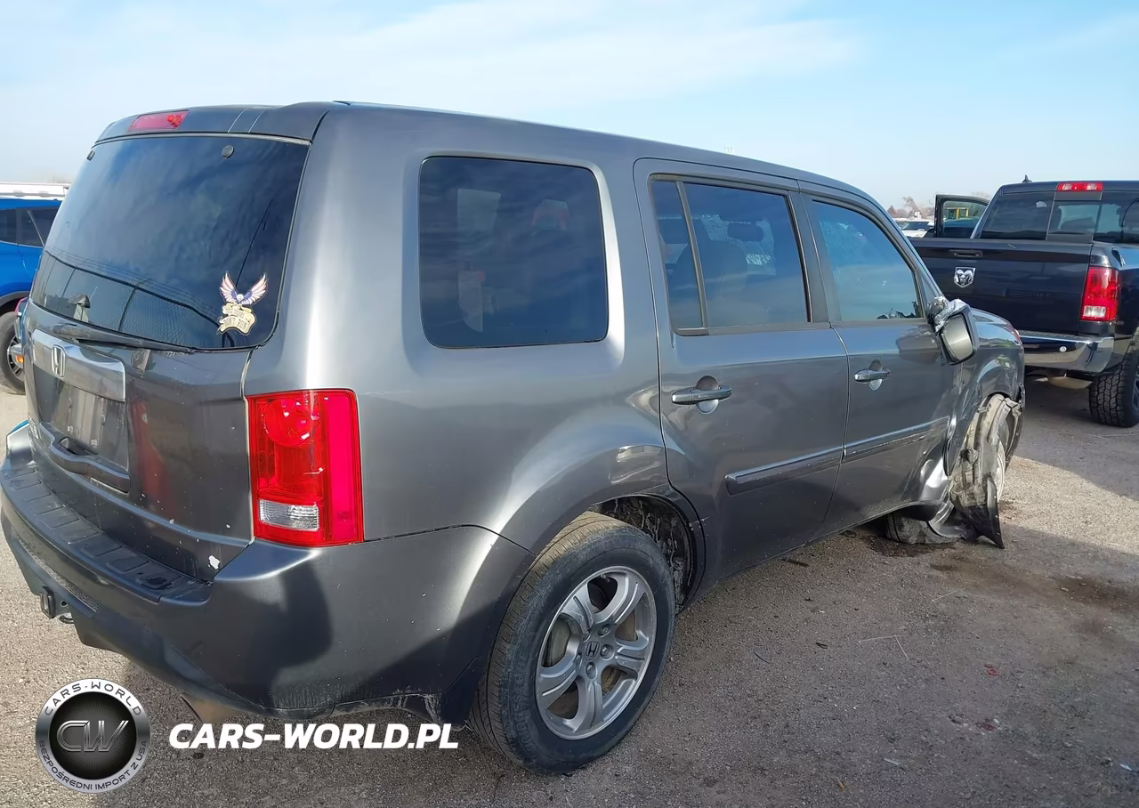 2013 Honda Pilot Ex-L VIN:5FNYF3H63DB037014 - 4