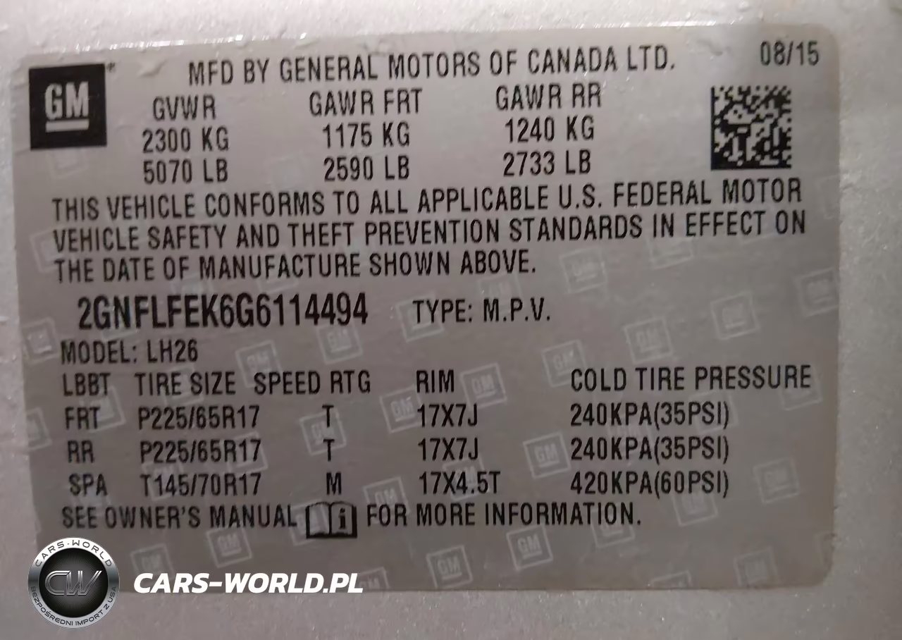 2016 Chevrolet Equinox Lt VIN:2GNFLFEK6G6114494 - 9