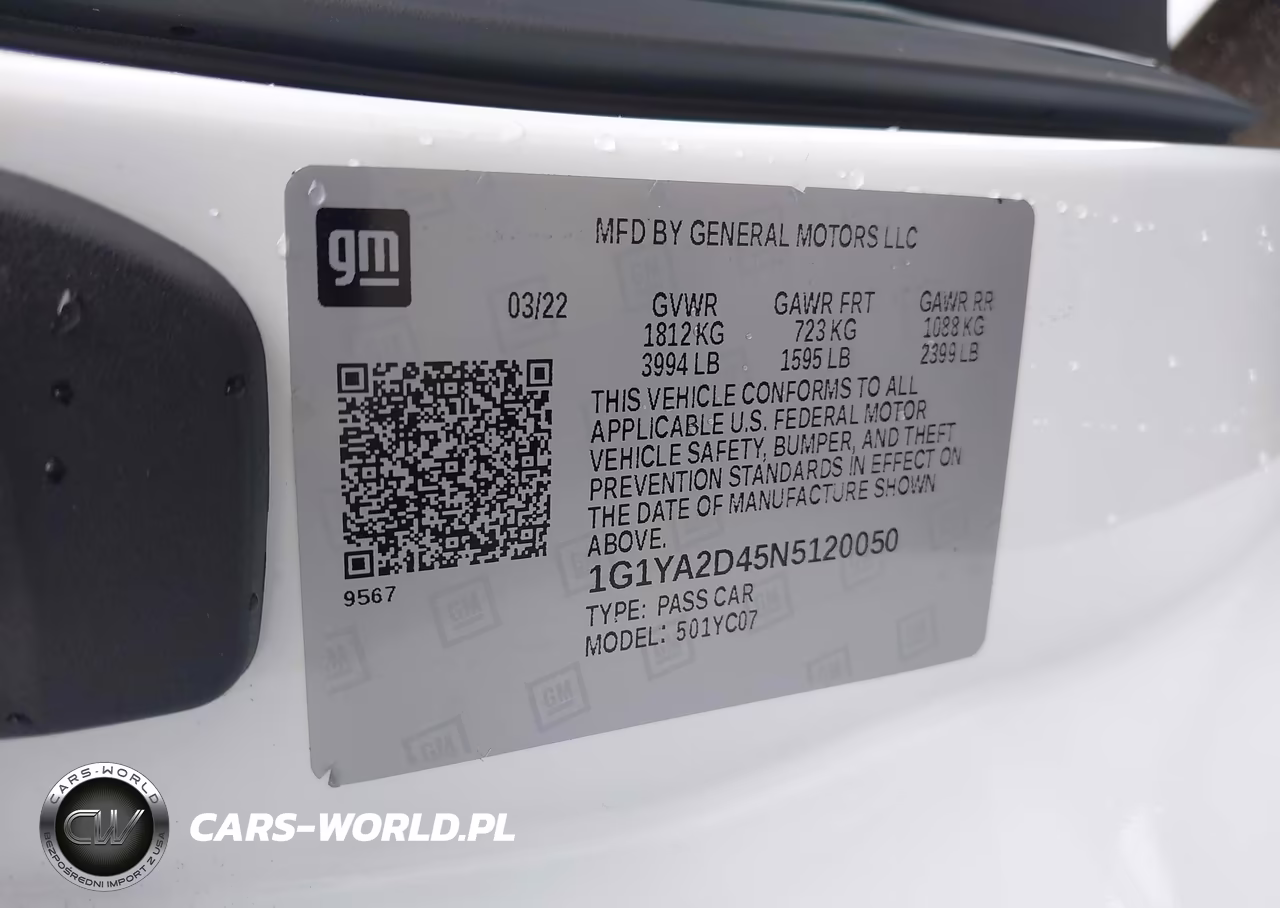 2022 Chevrolet Corvette Stingray VIN:1G1YA2D45N5120050 - 9