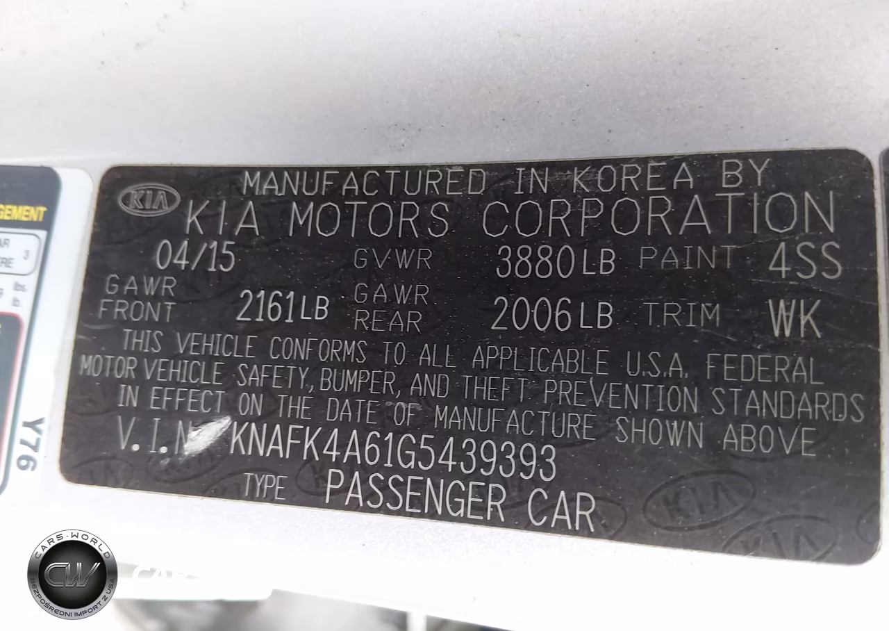 2016 Kia Forte Lx VIN:KNAFK4A61G5439393 - 9