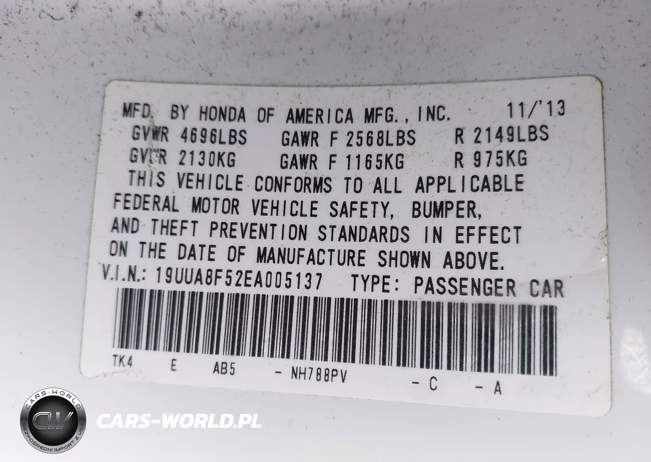 2014 Acura Tl 3.5 VIN:19UUA8F52EA005137 - 9