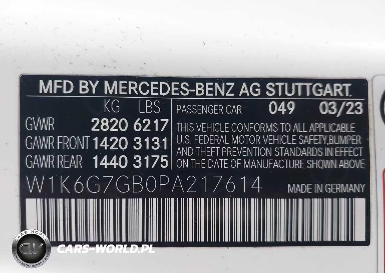 2023 Mercedes-Benz S 580 4Matic VIN:W1K6G7GB0PA217614 - 9