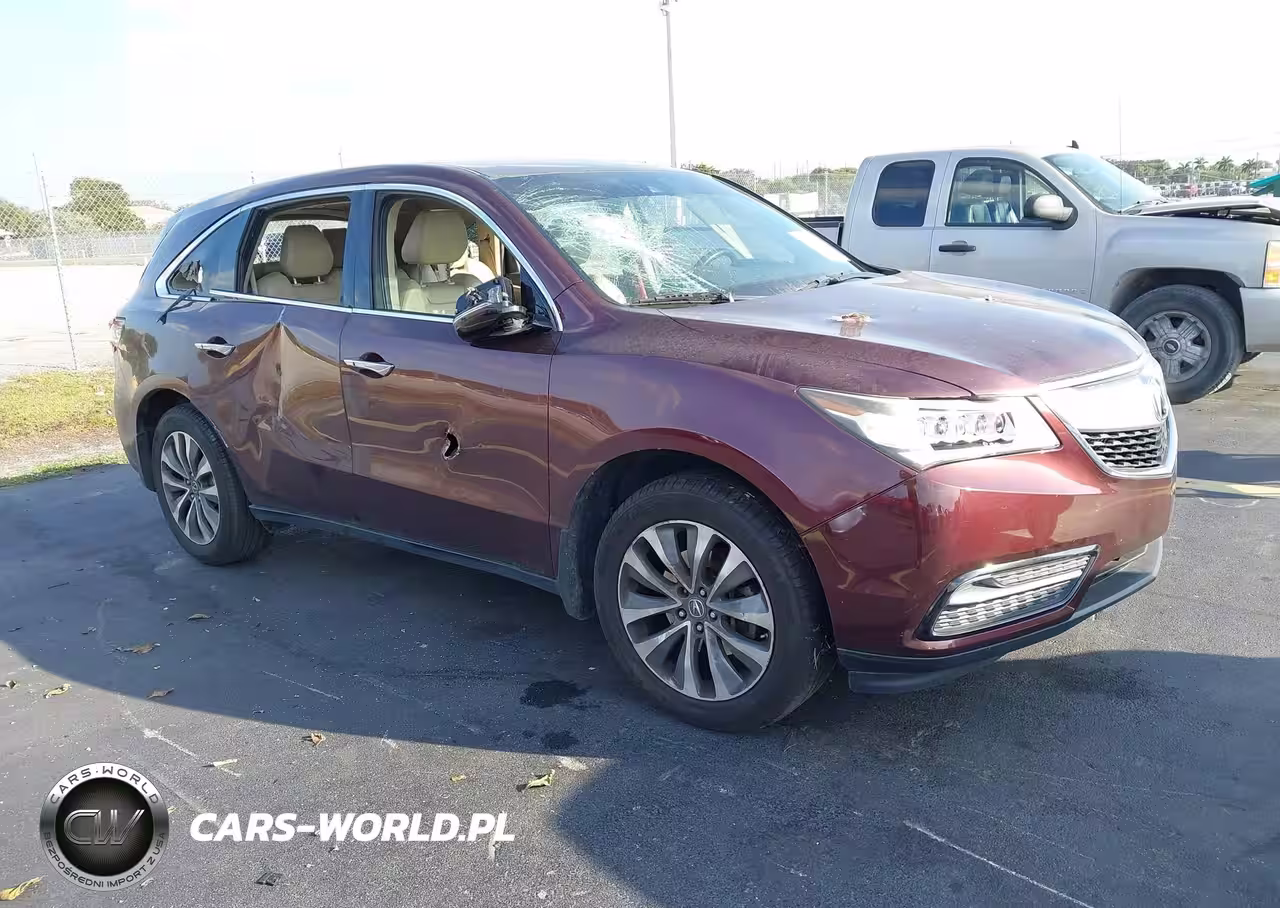 2016 Acura Mdx Technology Acurawatch Plus Packages-Technology Package