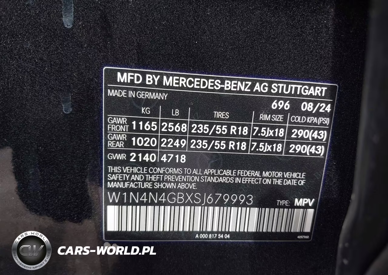 2025 Mercedes-Benz Gla 250 VIN:W1N4N4GBXSJ679993 - 9