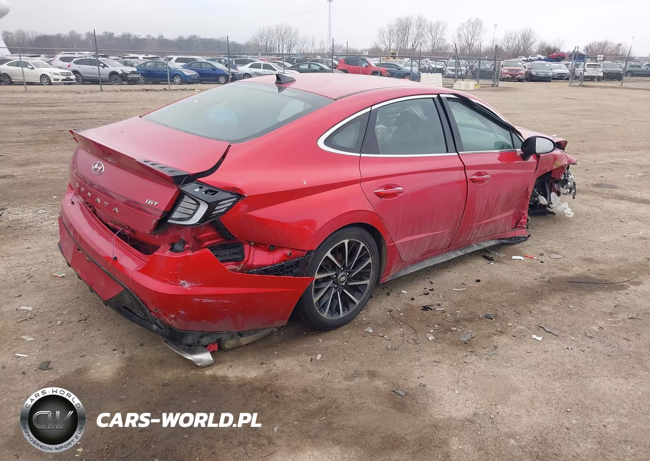 2020 Hyundai Sonata Sel Plus VIN:5NPEJ4J20LH028186 - 4