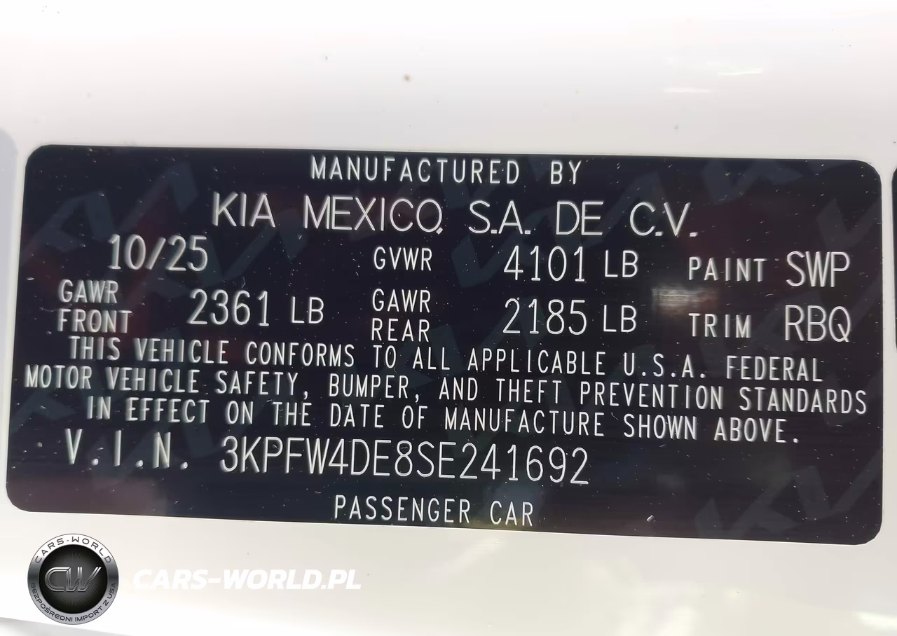 2025 Kia K4 Gt-Line VIN:3KPFW4DE8SE241692 - 9