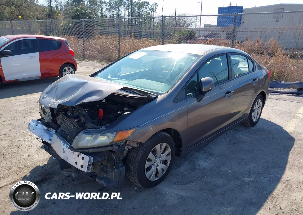 2012 Honda Civic Lx VIN:2HGFB2F50CH519053 - 2