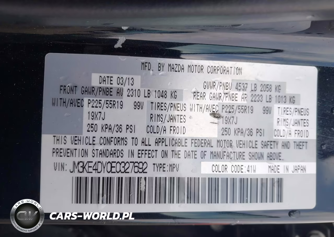 2014 Mazda Cx-5 Grand Touring VIN:JM3KE4DY0E0327692 - 9