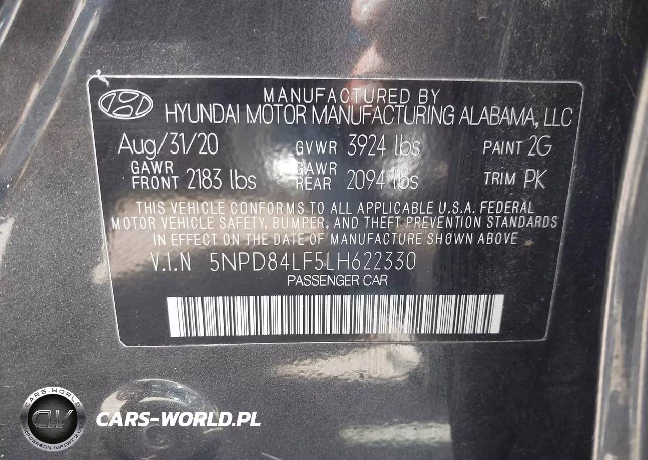 2020 Hyundai Elantra Sel VIN:5NPD84LF5LH622330 - 9