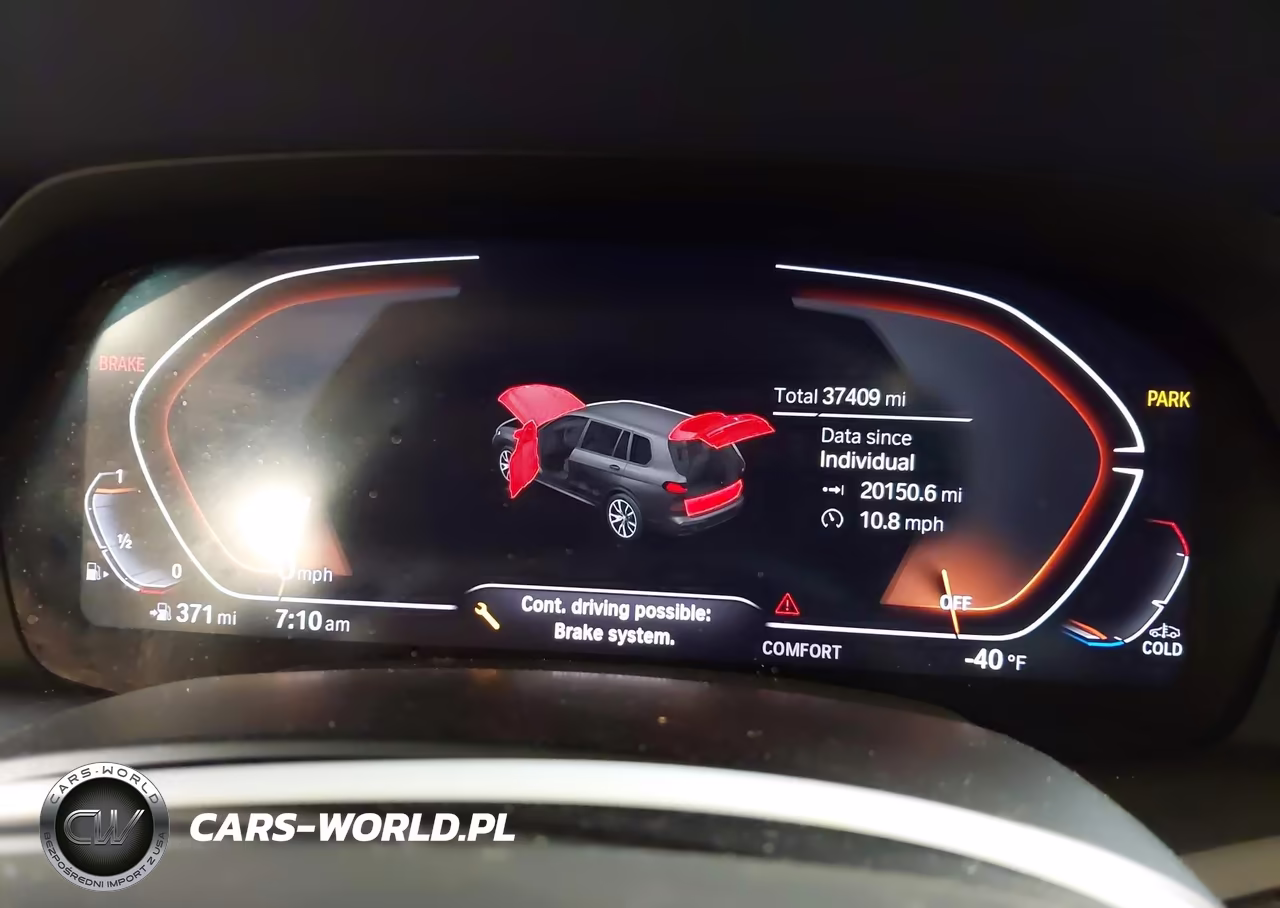 2021 BMW X7 xDrive40I VIN:5UXCW2C03M9E70013 - 7