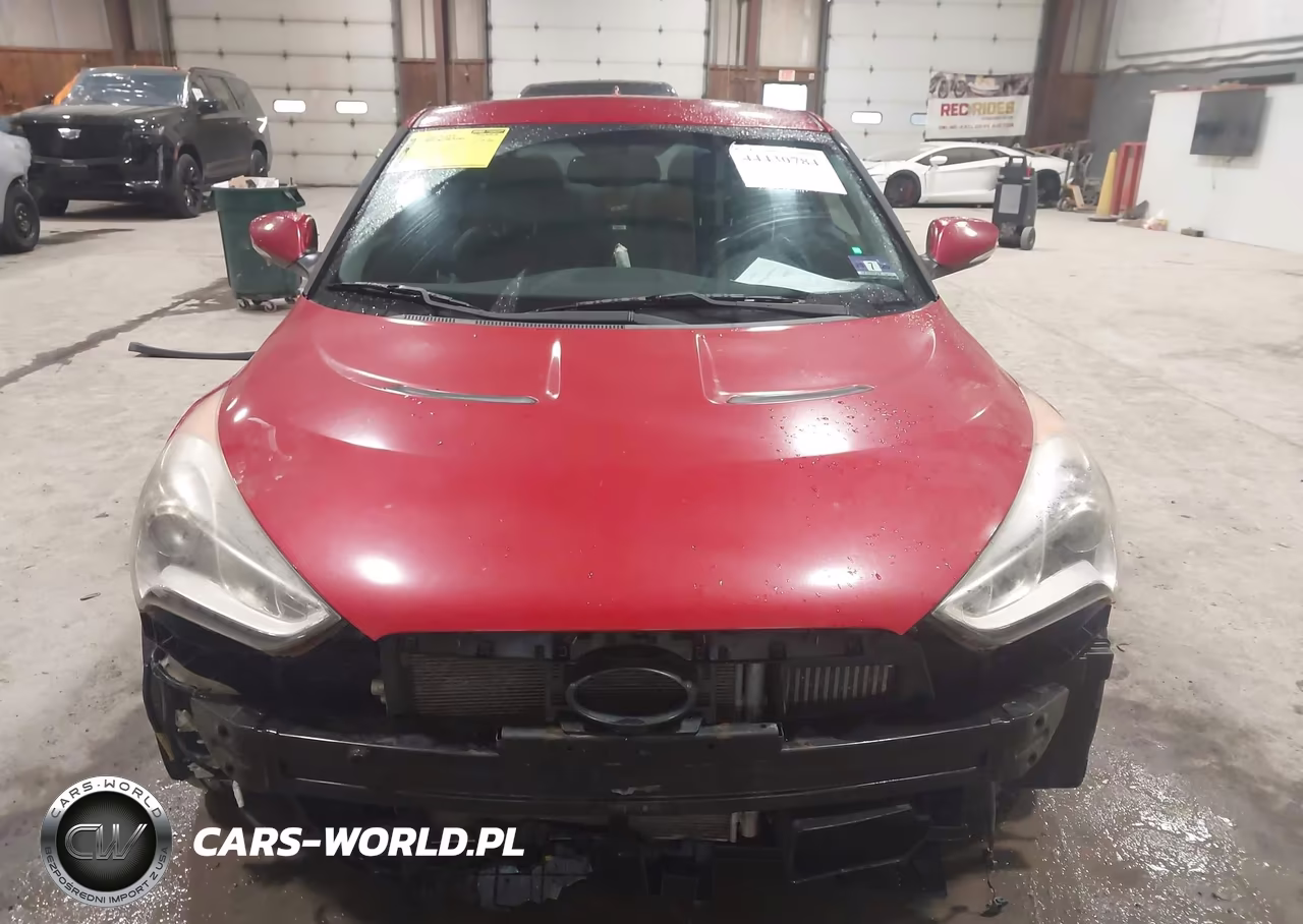 2014 Hyundai Veloster Turbo W-Black VIN:KMHTC6AE9EU206883 - 12