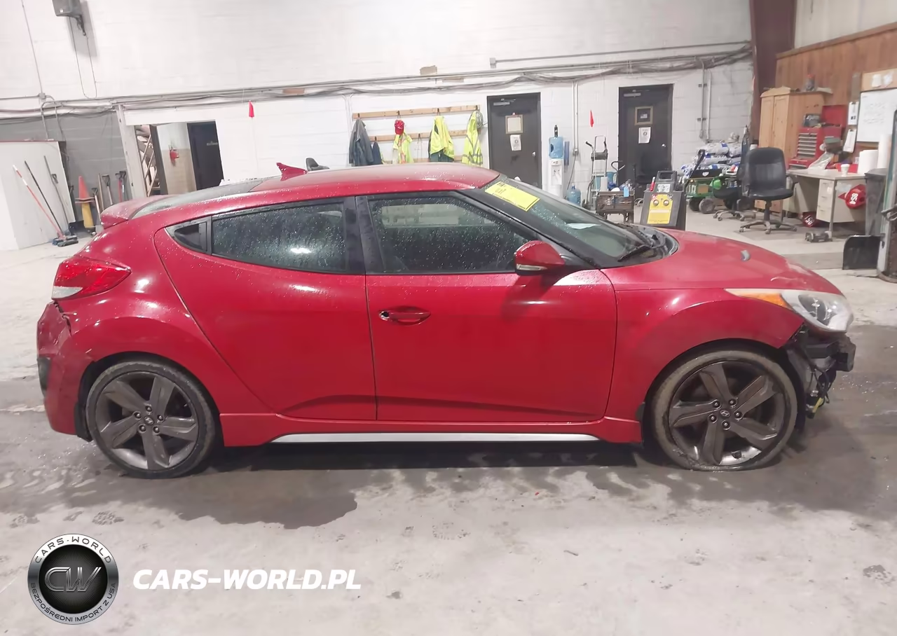 2014 Hyundai Veloster Turbo W-Black VIN:KMHTC6AE9EU206883 - 13