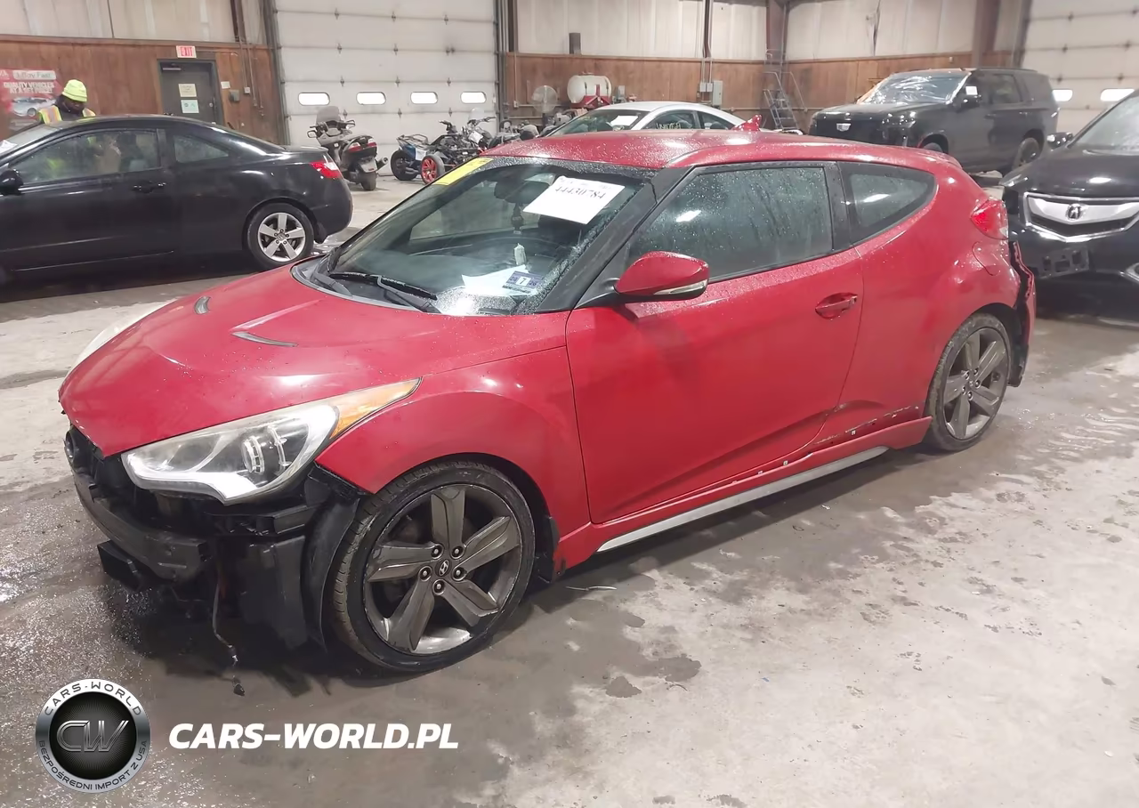 2014 Hyundai Veloster Turbo W-Black VIN:KMHTC6AE9EU206883 - 2