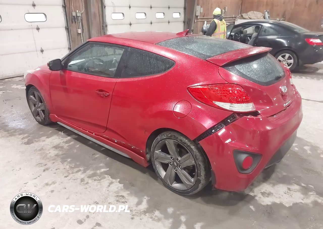 2014 Hyundai Veloster Turbo W-Black VIN:KMHTC6AE9EU206883 - 3