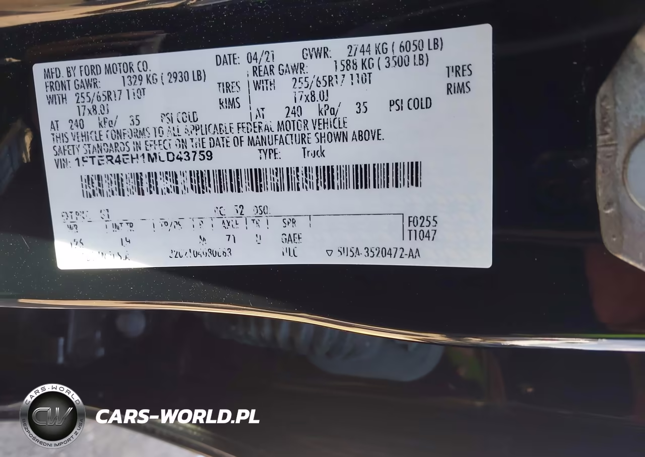 2021 Ford Ranger Xlt VIN:1FTER4EH1MLD43759 - 9