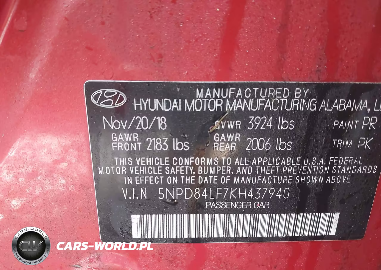 2019 Hyundai Elantra Sel VIN:5NPD84LF7KH437940 - 9