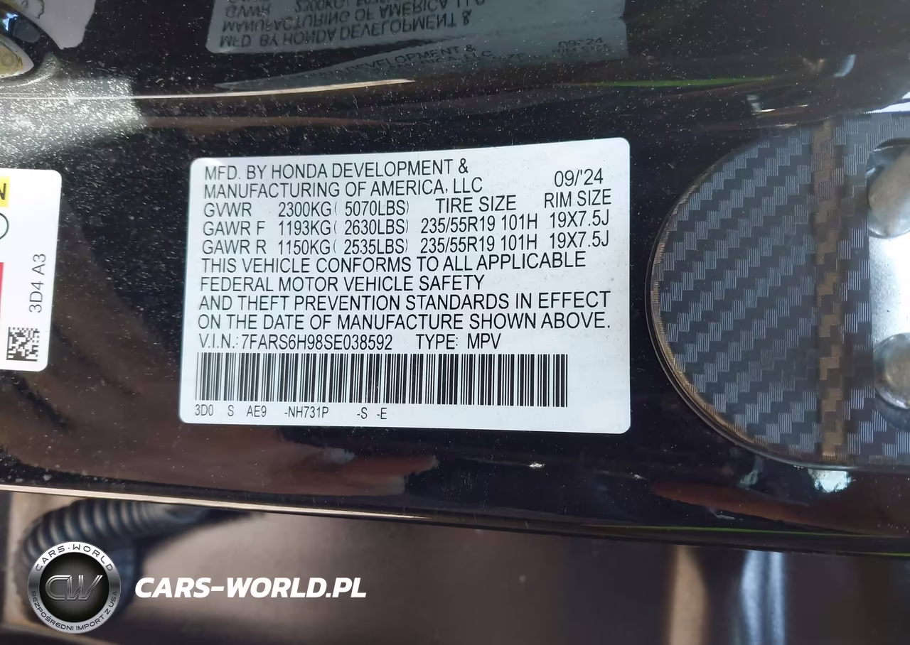 2025 Honda Cr-V Hybrid Sport Touring VIN:7FARS6H98SE038592 - 9