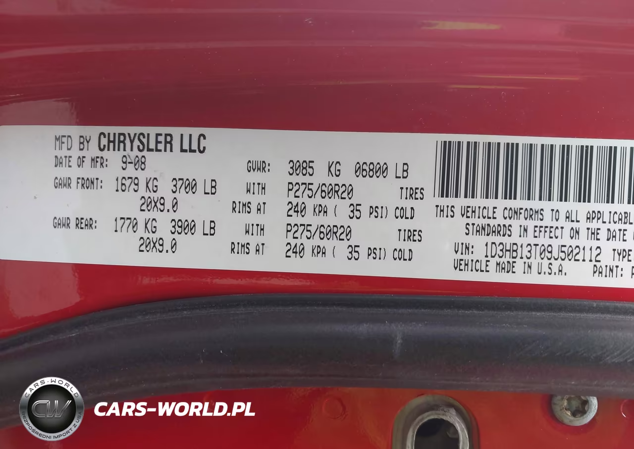 2009 Dodge Ram 1500 Slt-Sport-Trx VIN:1D3HB13T09J502112 - 9