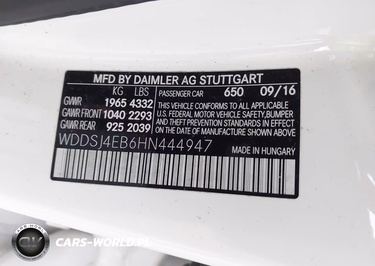 2017 Mercedes-Benz Cla 250 VIN:WDDSJ4EB6HN444947 - 9