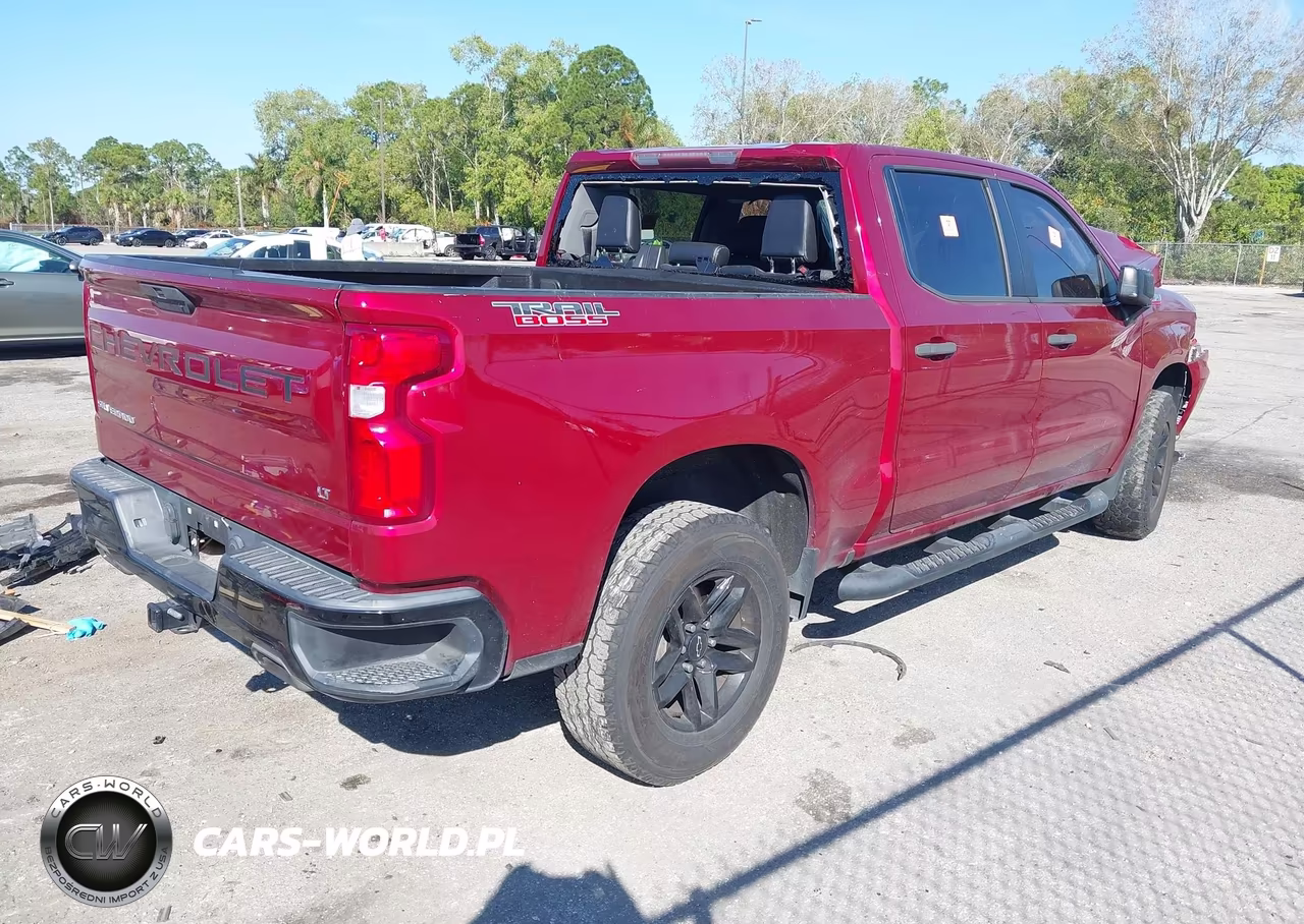 2020 Chevrolet Silverado 1500 4Wd Short Bed Custom Trail Boss VIN:3GCPYCEF4LG181223 - 4