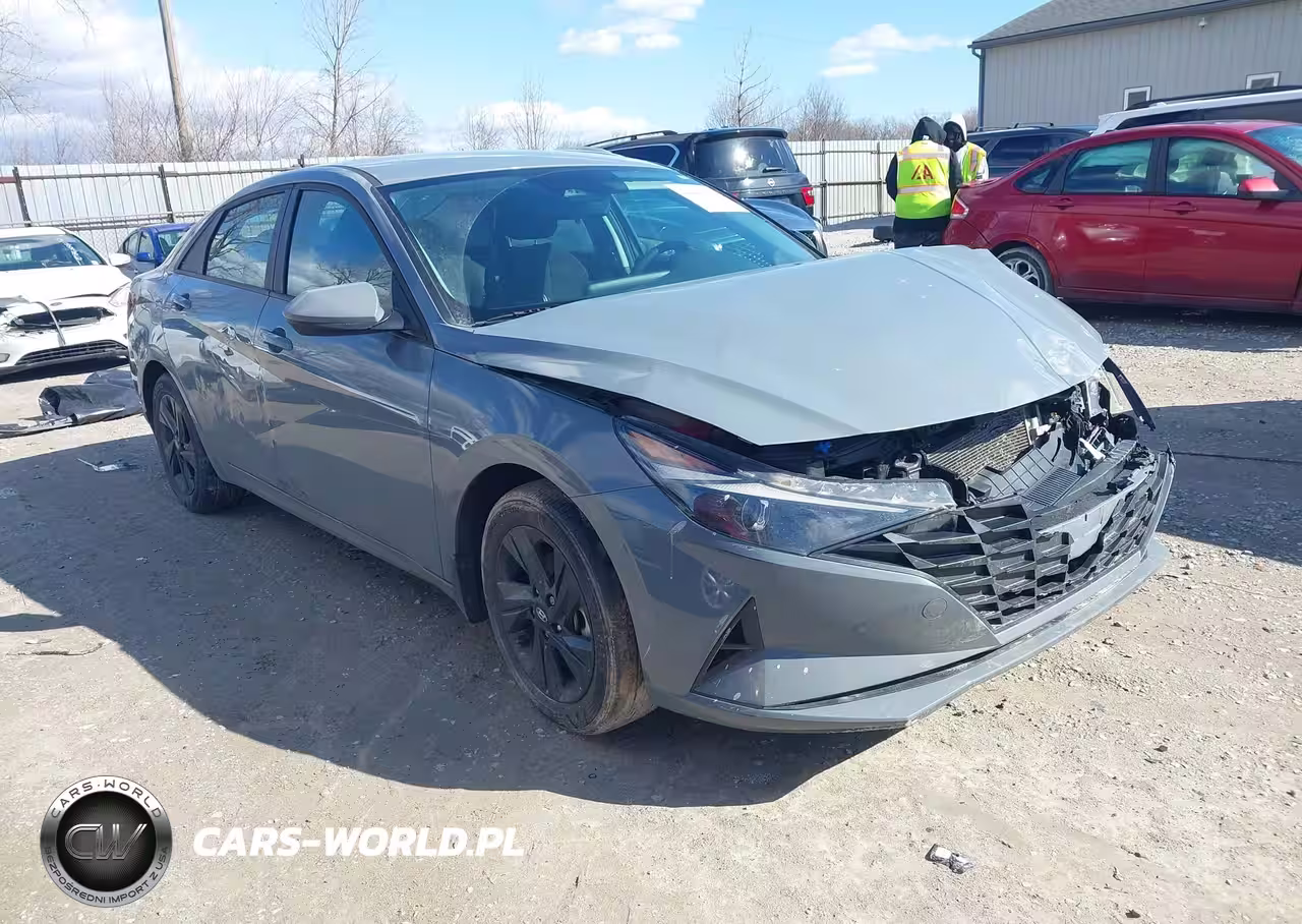 2022 Hyundai Elantra Hybrid Blue