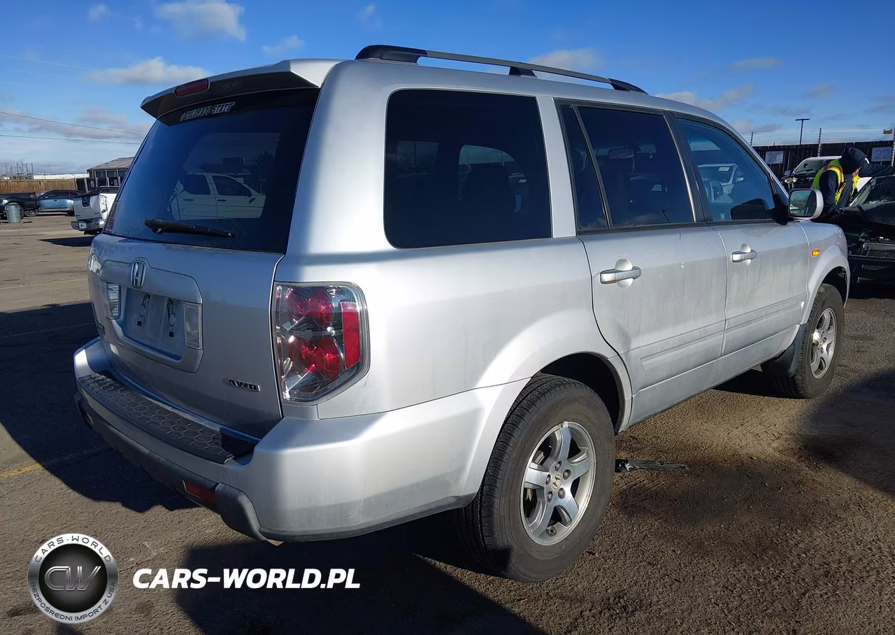 2007 Honda Pilot Ex VIN:5FNYF18447B020603 - 4