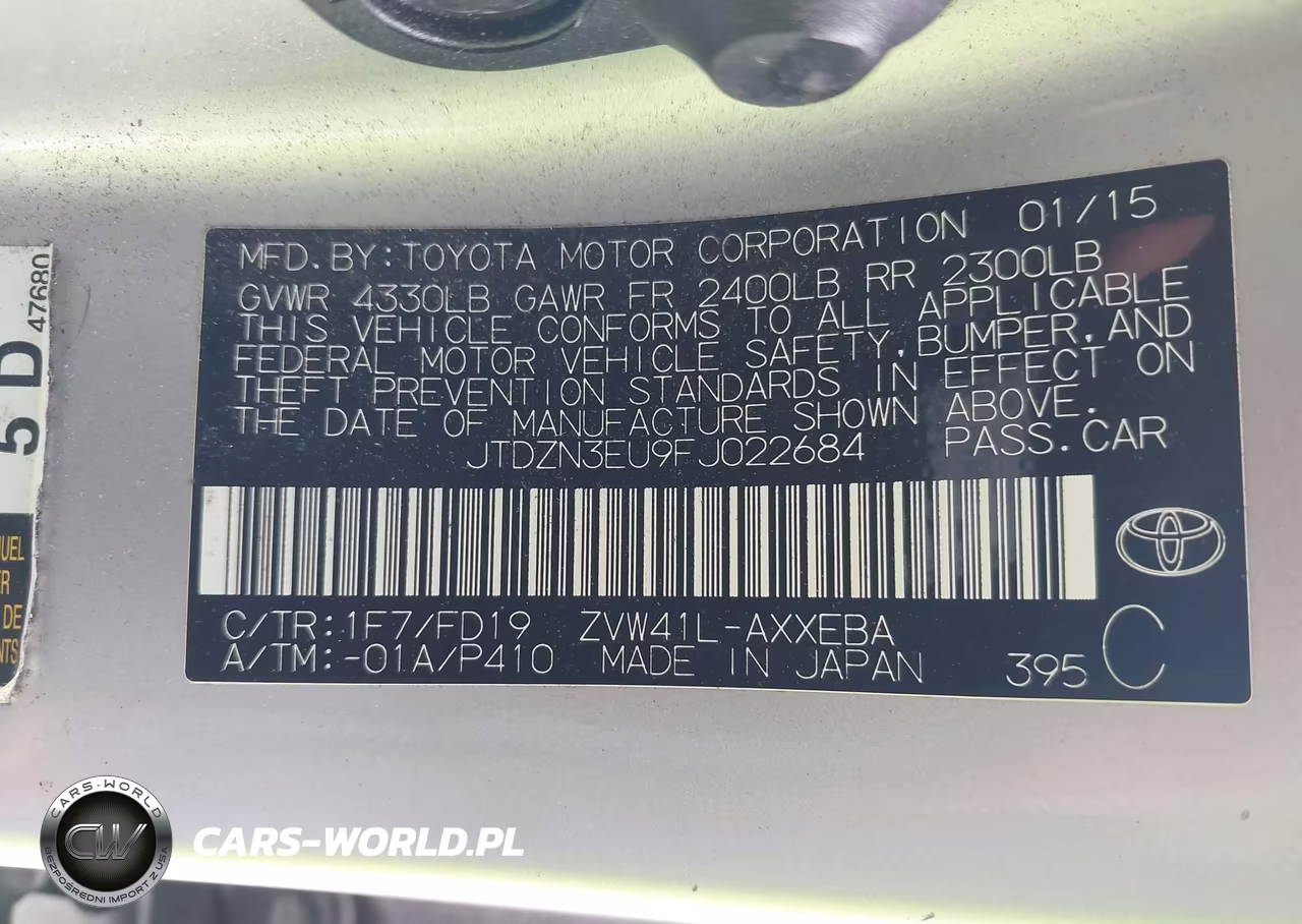 2015 Toyota Prius V Three VIN:JTDZN3EU9FJ022684 - 9