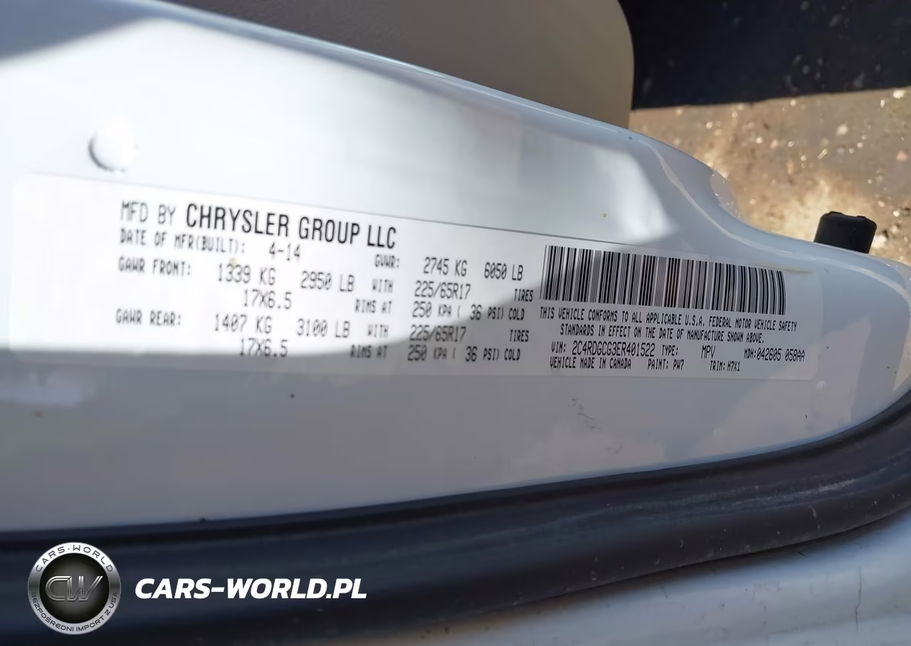 2014 Dodge Grand Caravan Sxt VIN:2C4RDGCG3ER401522 - 9