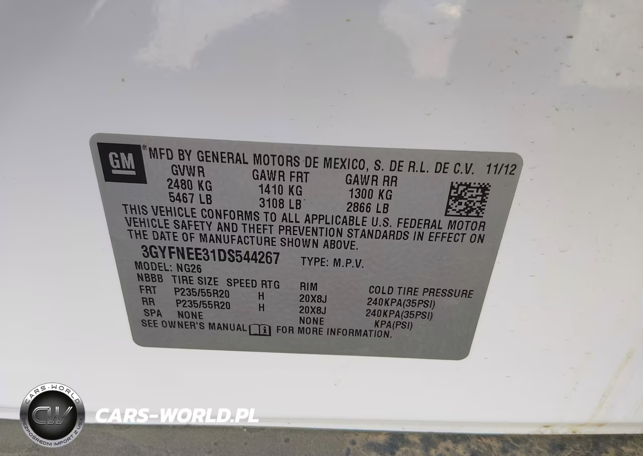 2013 Cadillac Srx Premium Collection VIN:3GYFNEE31DS544267 - 9