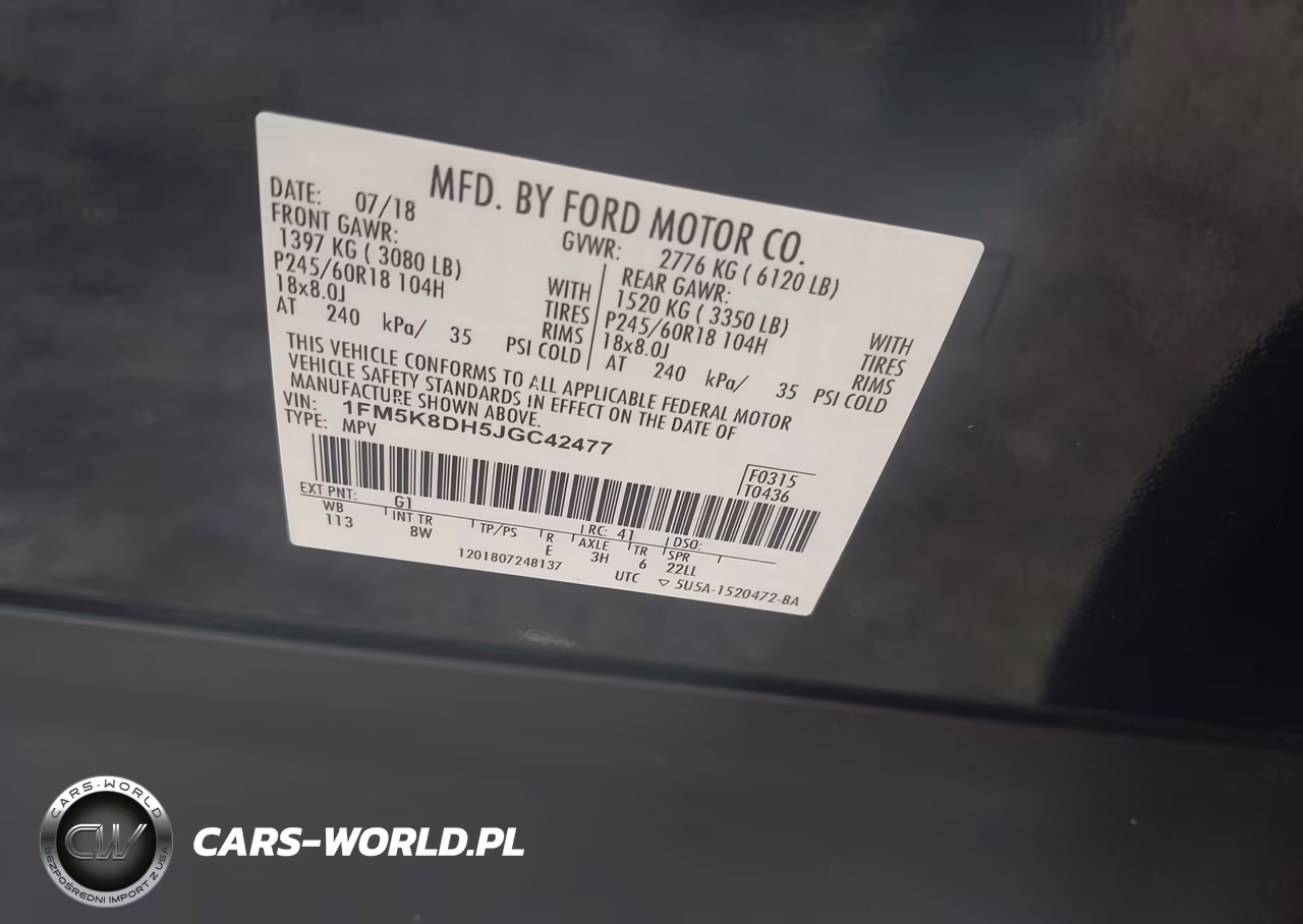 2018 Ford Explorer Xlt VIN:1FM5K8DH5JGC42477 - 9