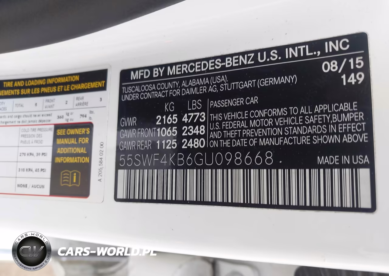 2016 Mercedes-Benz C 300 4Matic VIN:55SWF4KB6GU098668 - 9