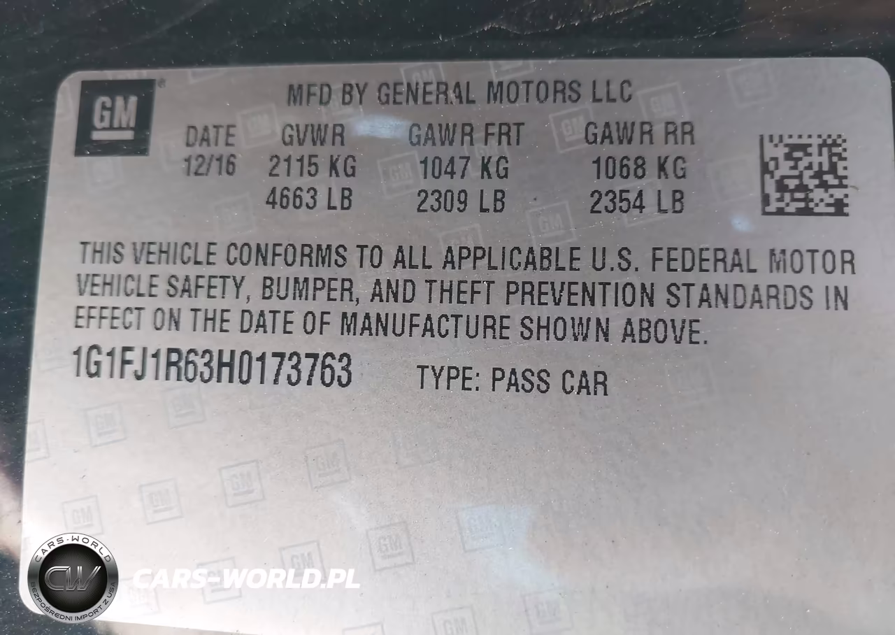 2017 Chevrolet Camaro Zl1 VIN:1G1FJ1R63H0173763 - 9