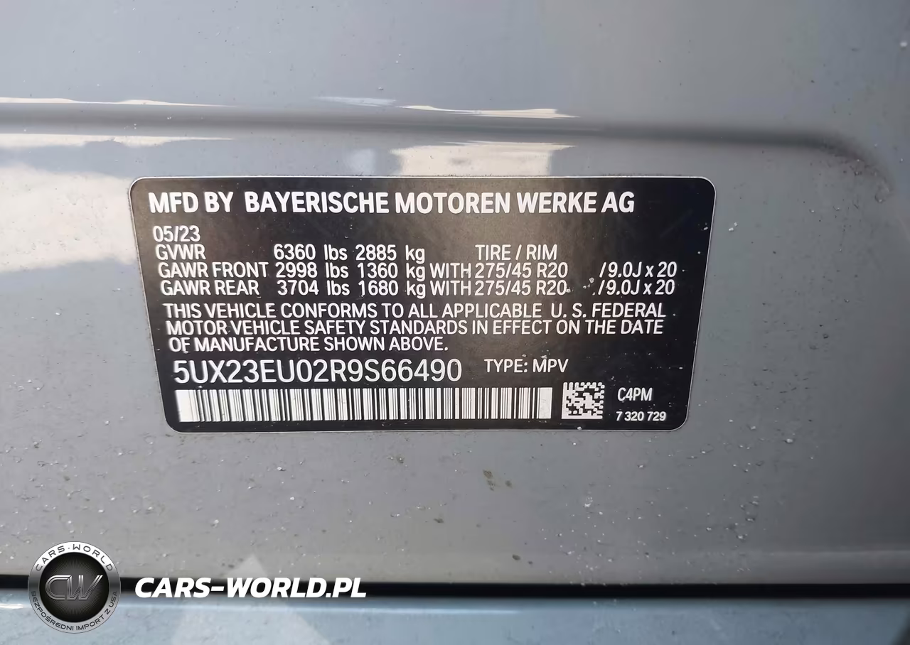 2024 BMW X5 xDrive40I VIN:5UX23EU02R9S66490 - 17