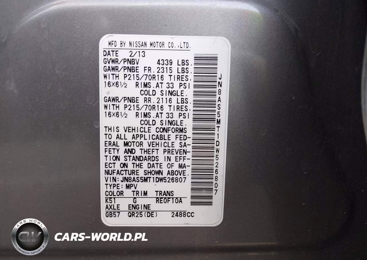 2013 Nissan Rogue S VIN:JN8AS5MT1DW526807 - 9
