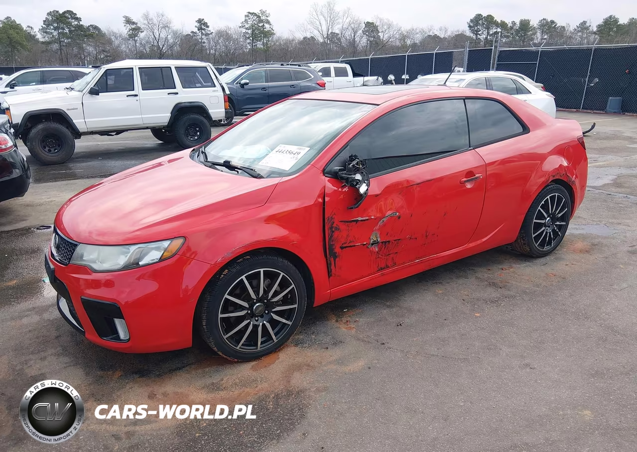 2010 Kia Forte Koup Sx VIN:KNAFW6A3XA5278409 - 2
