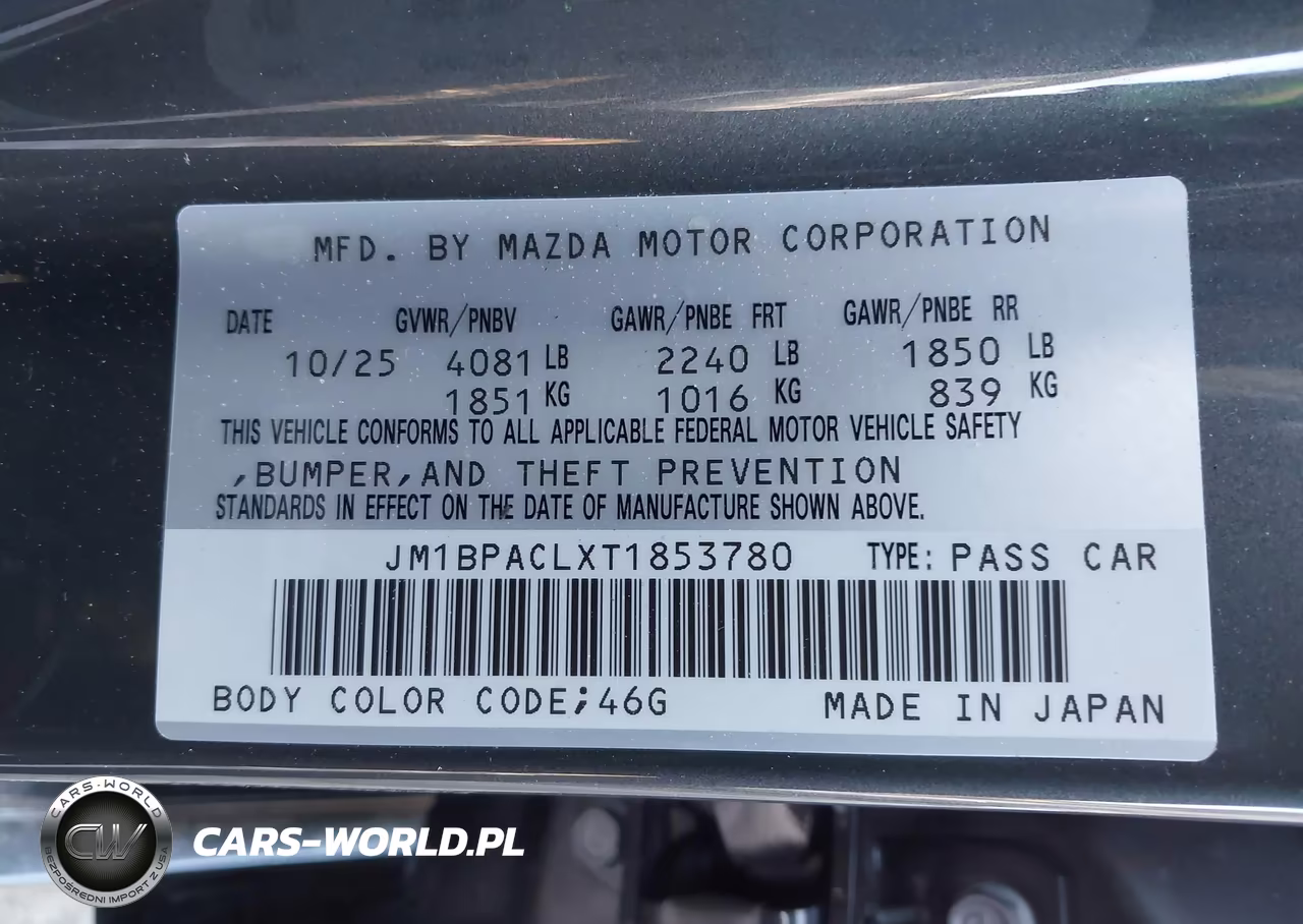 2026 Mazda Mazda3 2.5 S Preferred VIN:JM1BPACLXT1853780 - 9