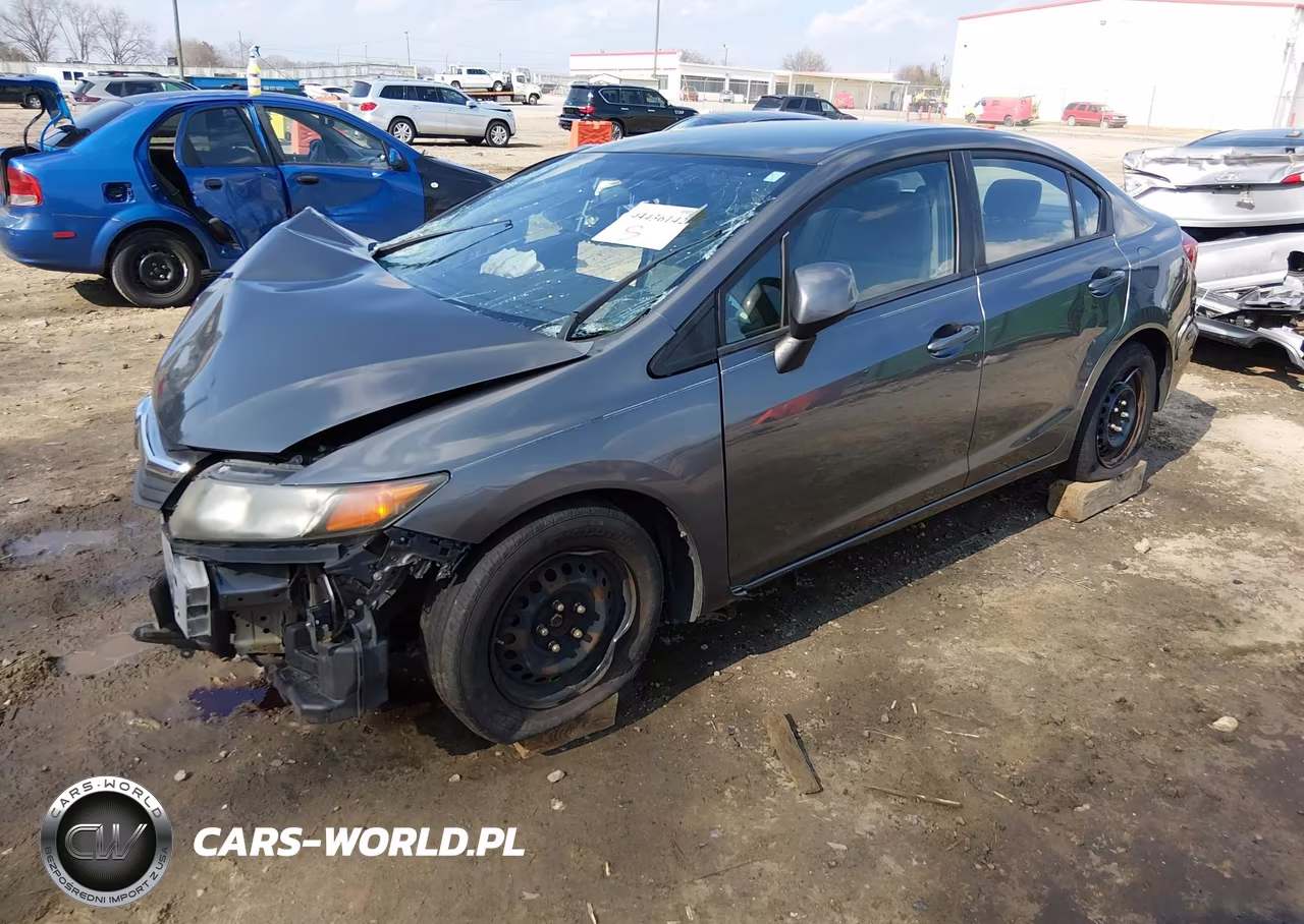 2012 Honda Civic Lx VIN:19XFB2F59CE054802 - 2