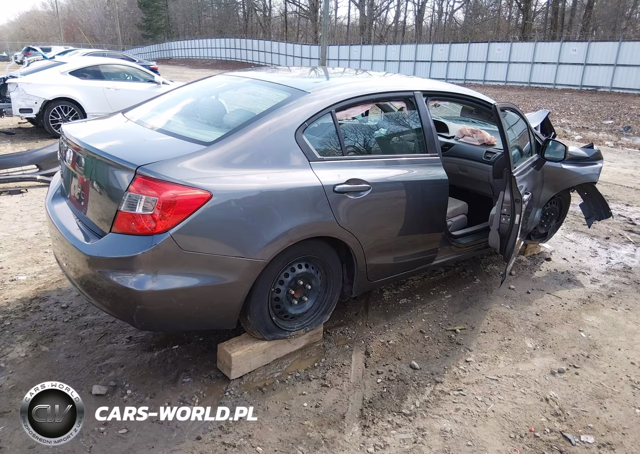 2012 Honda Civic Lx VIN:19XFB2F59CE054802 - 4