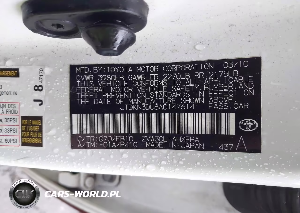 2010 Toyota Prius Iii VIN:JTDKN3DU8A0147614 - 9