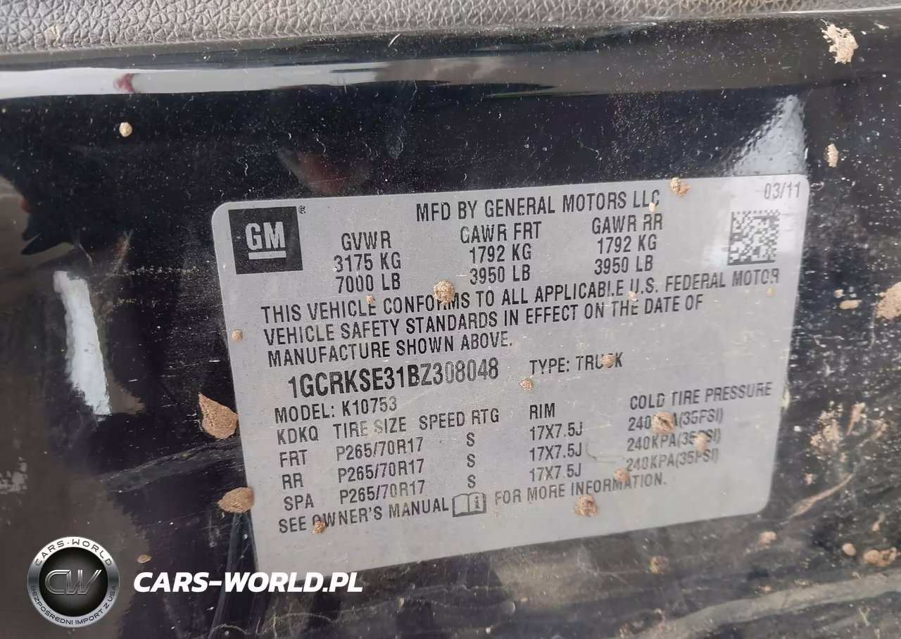 2011 Chevrolet Silverado 1500 Lt VIN:1GCRKSE31BZ308048 - 9