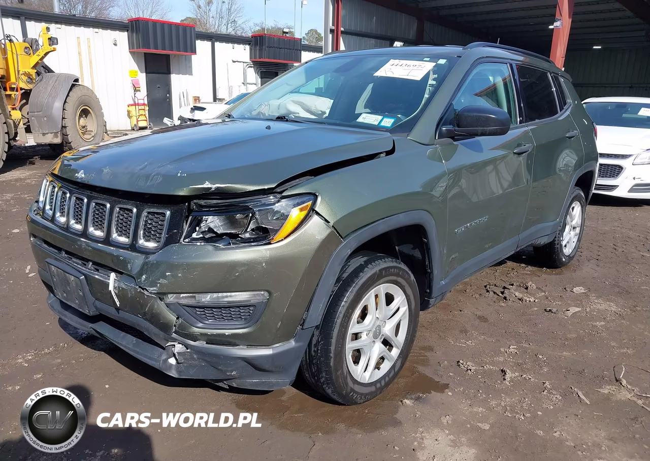 2018 Jeep Compass Sport 4X4 VIN:3C4NJDAB4JT127039 - 2
