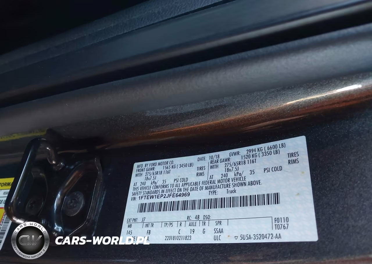 2018 Ford F-150 Xlt VIN:1FTEW1EP2JFE64969 - 9