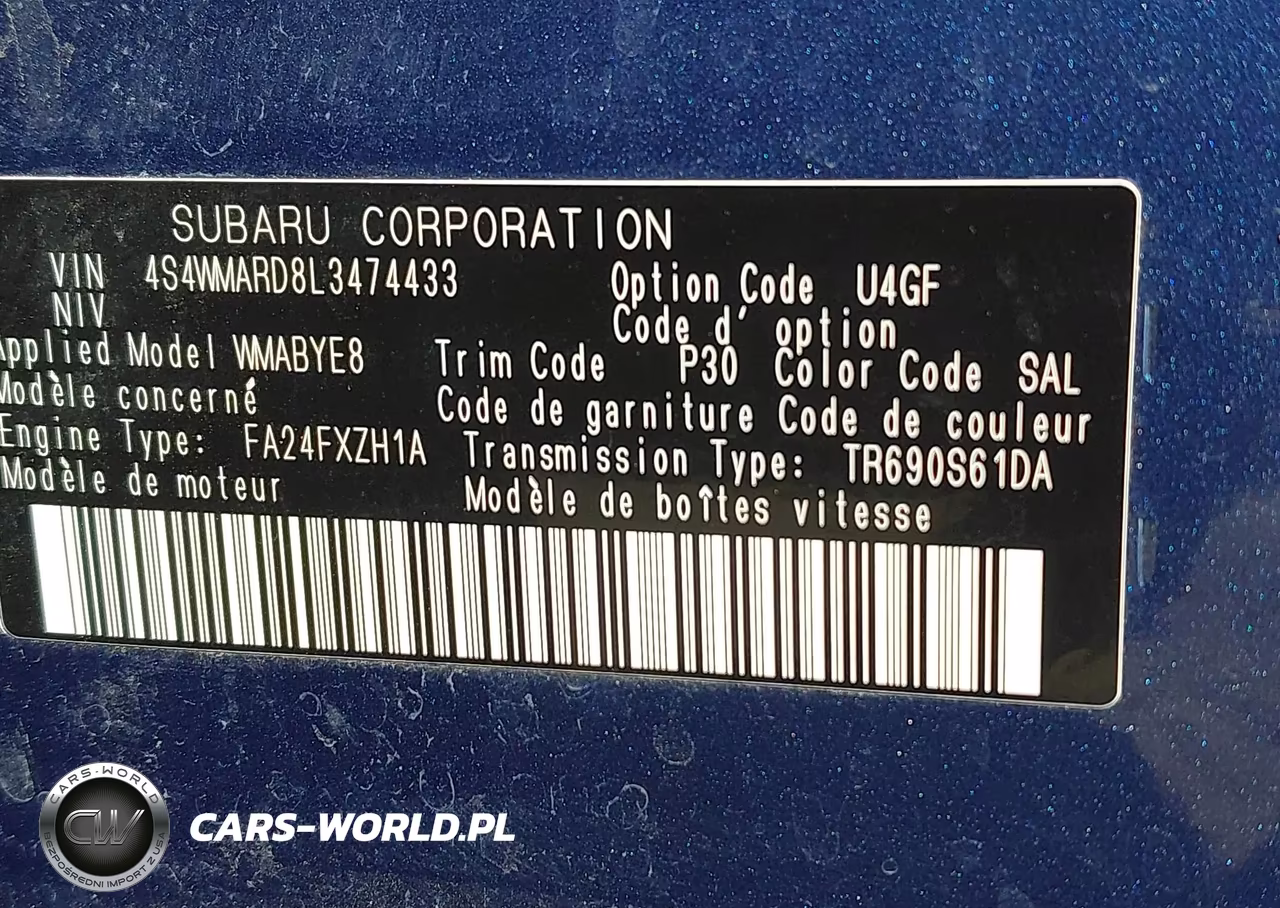 2020 Subaru Ascent Touring VIN:4S4WMARD8L3474433 - 9