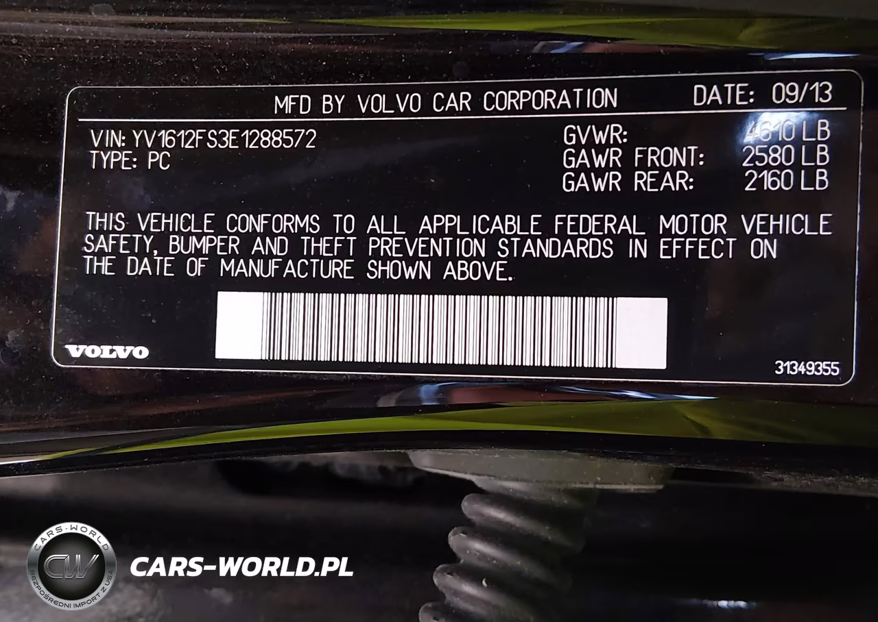2014 Volvo S60 T5 VIN:YV1612FS3E1288572 - 9