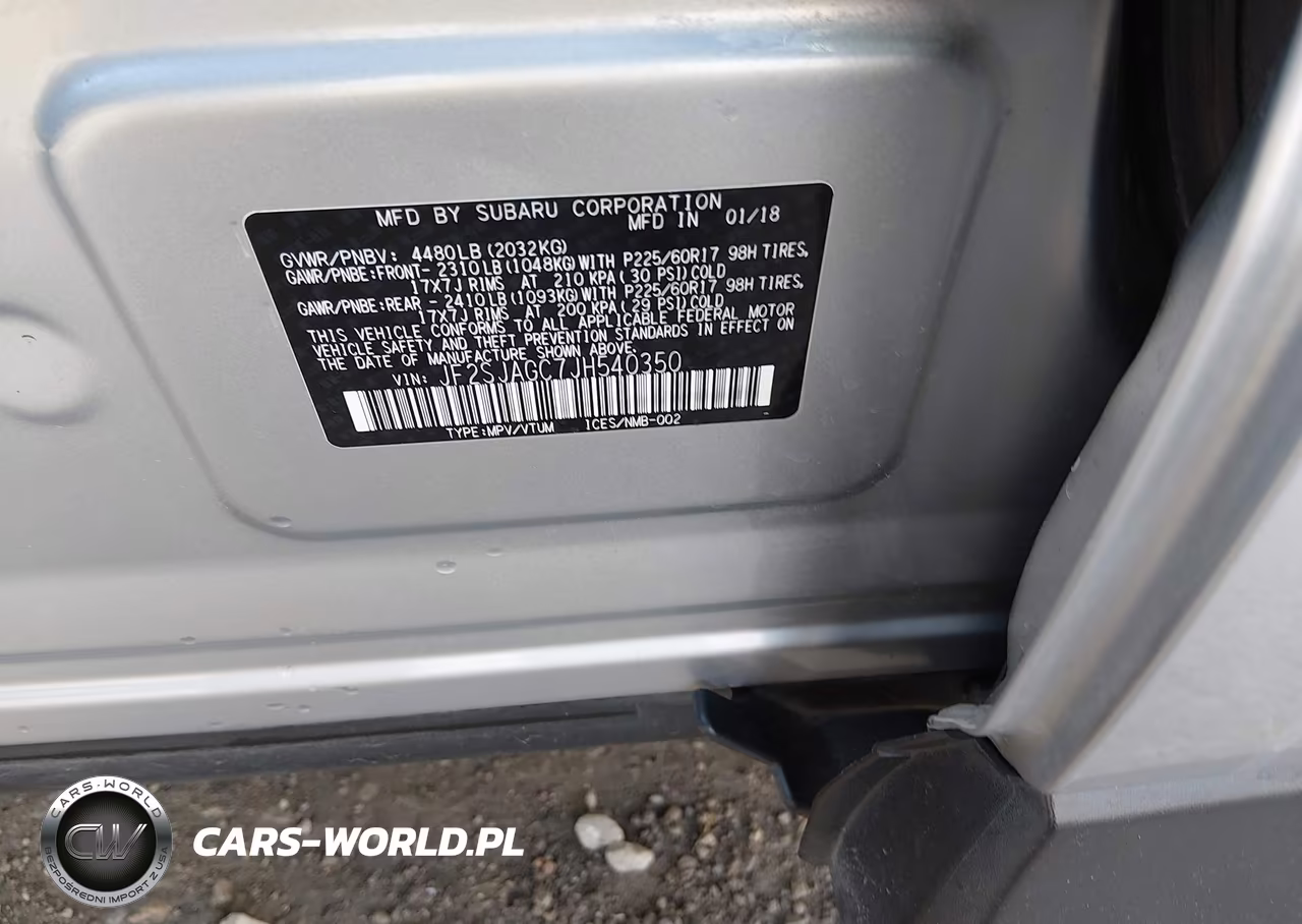2018 Subaru Forester 2.5I Premium VIN:JF2SJAGC7JH540350 - 9