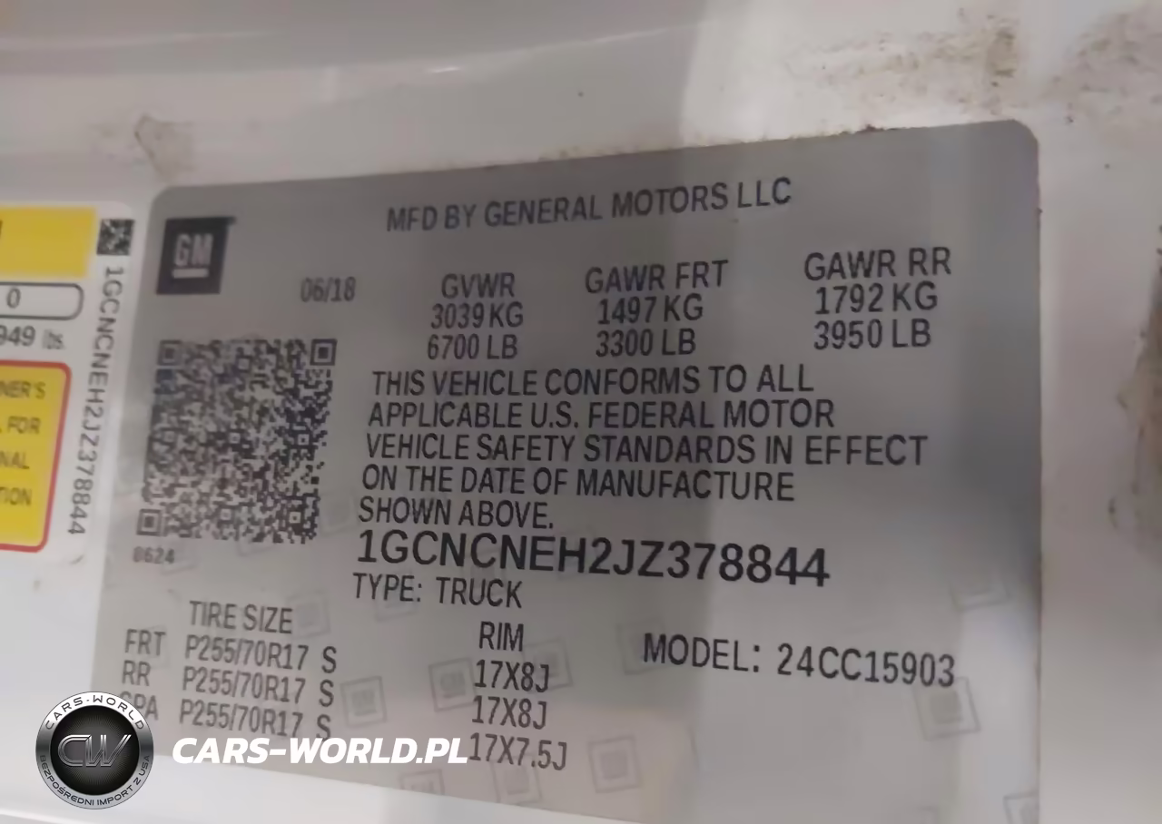 2018 Chevrolet Silverado 1500 Wt VIN:1GCNCNEH2JZ378844 - 9