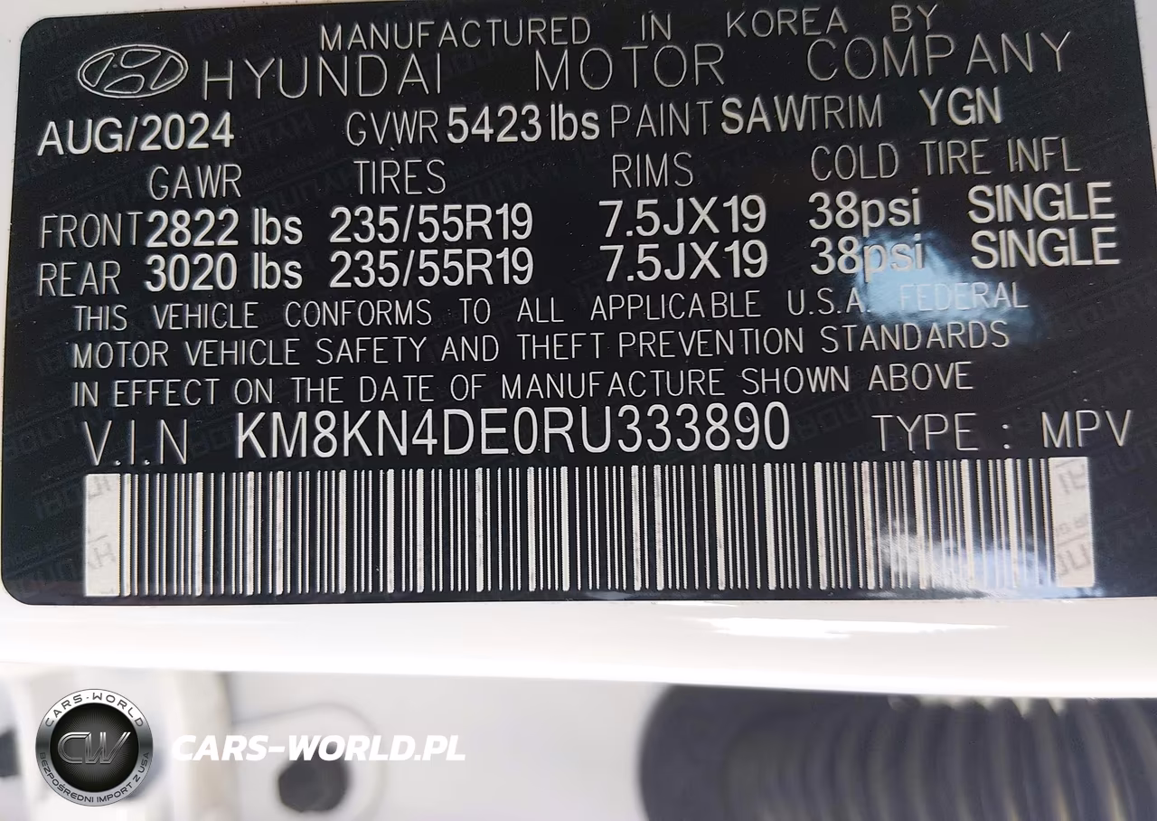 2024 Hyundai Ioniq 5 Sel VIN:KM8KN4DE0RU333890 - 9